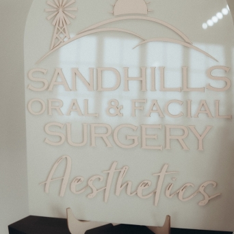 SH Aesthetics Sign