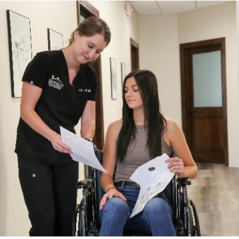 Nurse and patient