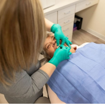 Patient Being Treated