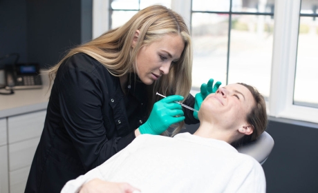 Brook injecting 